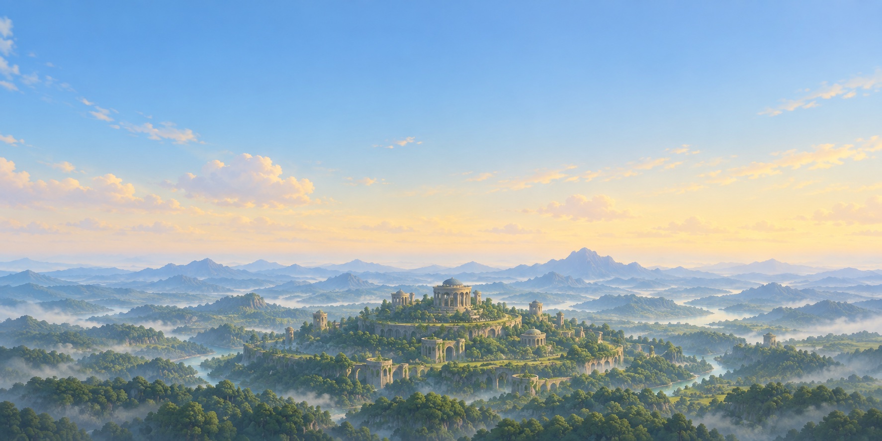 Circular Hill world landscape