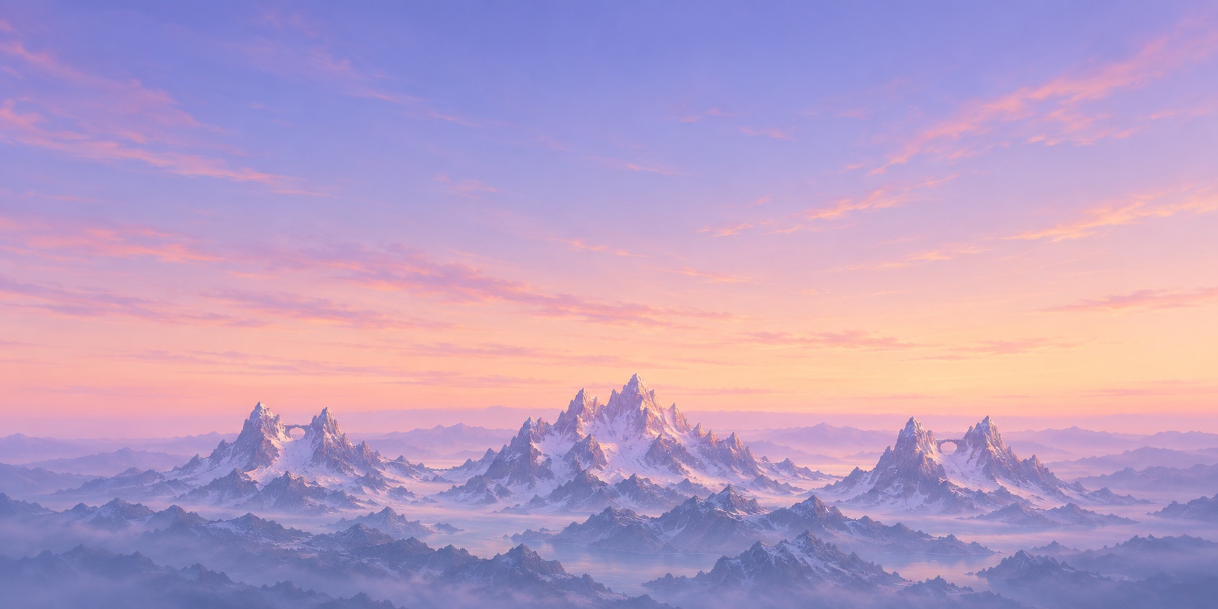 Echo Peaks world landscape