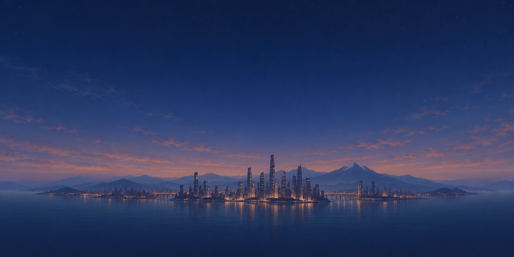 Skinny City world landscape