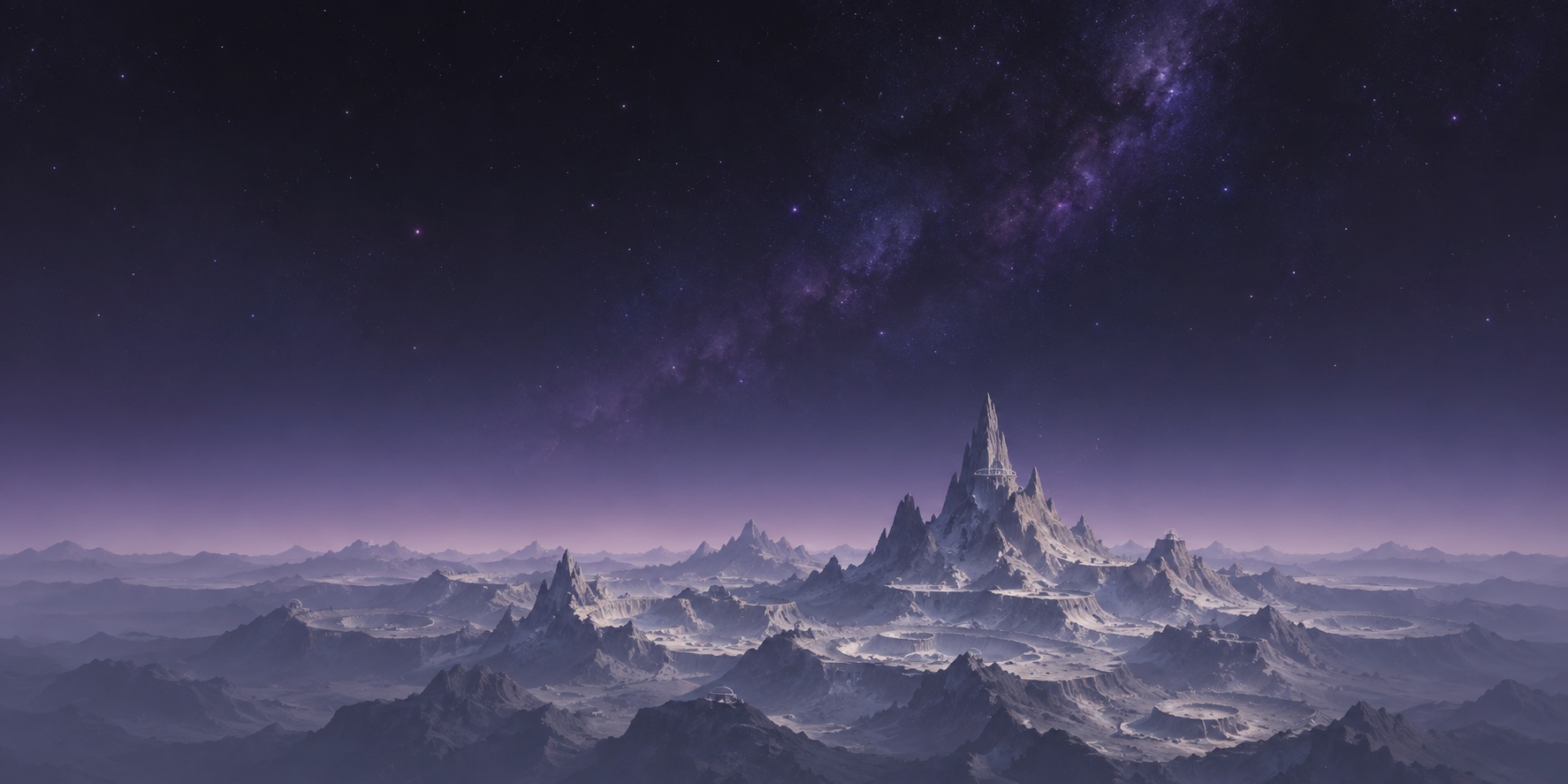 The Lunar Spire world landscape